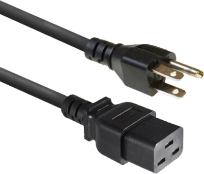 Attēls no ACT POWERCORD USA-C19 BK 1.80M