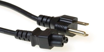 Attēls no ACT POWERCORD USA-C5 BLACK   1.80M