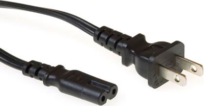 Attēls no ACT POWERCORD USA-C7 BLACK   1.80M