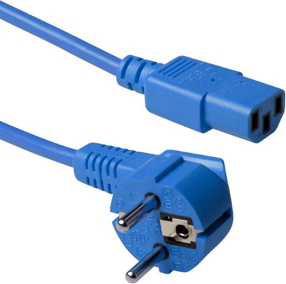 Изображение ACT PWRCORD CEE7/7 ANG-C13 BU 5.0M