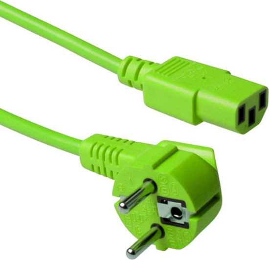 Изображение ACT PWRCORD CEE7/7 ANG-C13 GN 5.0M