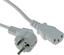 Attēls no ACT PWRCORD CEE7/7 ANG-C13 WH 2.5M