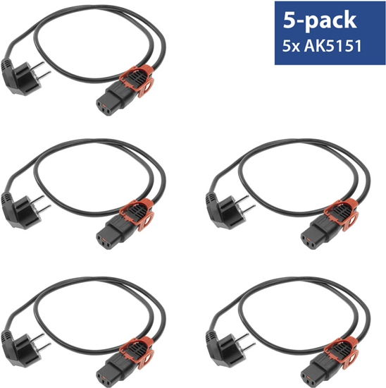 Picture of ACT PWRCORD RA - C13 LOCK+ 2M 5PCS
