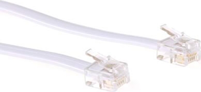 Attēls no ACT RJ12-RJ12 CABLE WHITE   10.00M