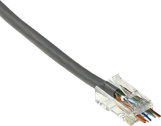 Picture of ACT RJ45 PLUG C6 UNSH EASY CONNECT