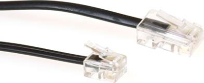 Attēls no ACT RJ45-RJ11 CABLE BLACK    1.00M