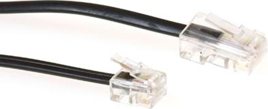 Picture of ACT RJ45-RJ11 CABLE BLACK    1.00M
