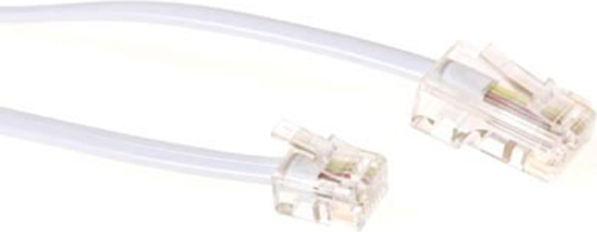 Picture of ACT RJ45-RJ11 CABLE WHITE    1.00M