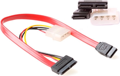 Attēls no ACT SLIM SATA 13P CBL-SATA7  0.30M