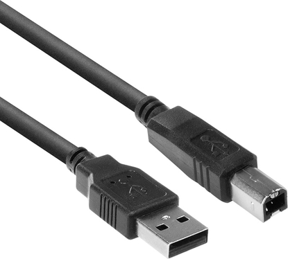 Изображение ACT USB 2.0 A - B M/M BLACK  1.80M