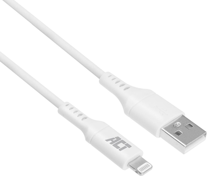 Изображение ACT USB 2.0 A MALE- LIGHTNING CABLE APPLE 1M