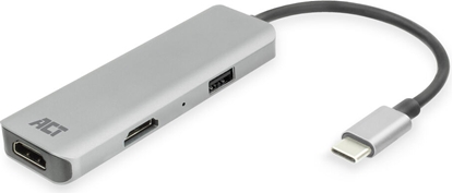 Изображение ACT USB-C - 2X HDMI MST 1X USB-A