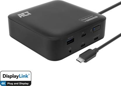Изображение ACT USB-C 2X4K DL DOCKING PORTABLE
