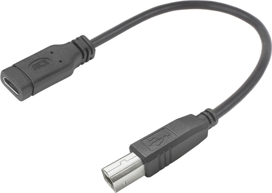 Изображение ACT USB-C F - USB-B M 2.0 0.2M