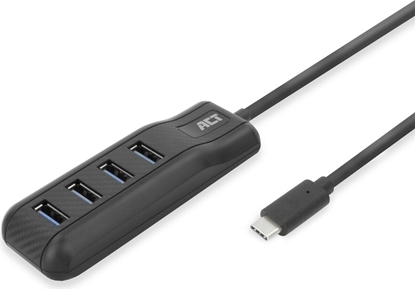 Изображение ACT USB-C HUB 4X USB-A