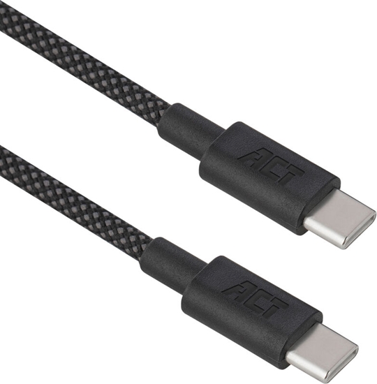 Изображение ACT USB-C to USB-C cable 2m 240W B