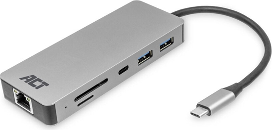 Изображение ACT USB-C-HDMI/LAN/1XUSB-C/2XUSB-A