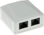 Picture of ACT WALL MOUNTBOX C5E 2 PRT UNSH