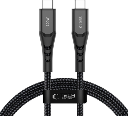 Picture of Adaptec TECH-PROTECT UB11T ULTRABOOST TYPE-C CABLE PD 100W / QC3.0 100CM BLACK