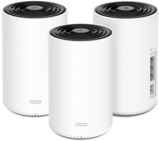 Picture of Adapter powerline TP-Link TP-Link Deco PX10(3-pack) WiFi6 Powerline Mesh (AX1500,AV1000,2,4GHz/5GHz,3xGbELAN/WAN)