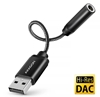 Picture of ADAPTER USB-C TO AUDIO 3.5MM/DAC 0.1M ADA-HA AXAGON