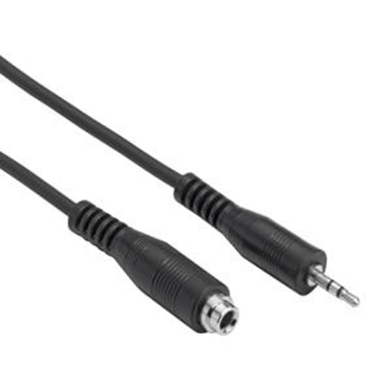 Изображение Adapteris audio 3,5 uz 2,5 Stereo plug 10cm. Ednet