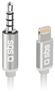 Picture of Adapteris SBS 3.5mm jack Male - Lightning Male 1m White