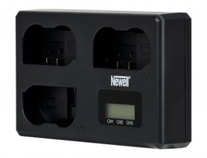 Attēls no adowarka do aparatu Nitecore adowarka trójkanaowa Newell TT-USB-C do akumulatorów EN-EL15 do Nikon
