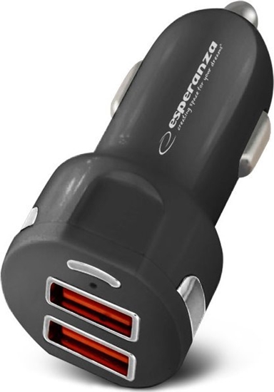 Изображение adowarka Esperanza EZC110K Esperanza adowarka samochodowa 36w 2x usb-a 18w