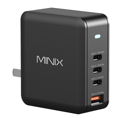 Attēls no adowarka Minix adowarka sieciowa Minix P165 GaN 3x USB-C USB-A