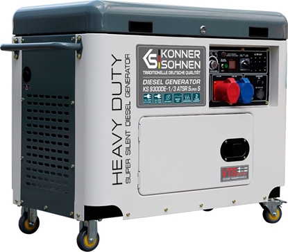 Attēls no Agregat Könner & Söhnen 9300DE-1/3 ATSR Super S 7500 W 1-fazowy