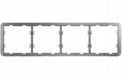 Attēls no Ajax Ajax Systems 52190.141.NC Frame (4 seats) - ramka na cztery przeczniki