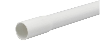 Attēls no Akssj Rura elektroinstalacyjna sztywna RLM 22mm 1szt.=2m PVC z kielichem biaa AKS Zielonka 111685