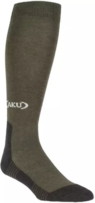 Изображение Aku U'S TREKKING HIGH SOCKS, green/ dark grey, S