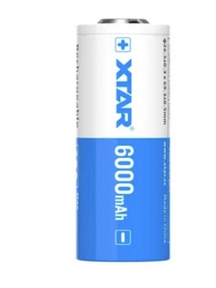 Attēls no Akumulators 26650 3.6V XTAR litija 6000 mAh iepakojumā 1 gb.