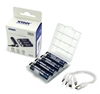 Picture of Akumulators AA R6 2450mAh 1.5V XTAR Li-ion USB-C lādēšanas ports - box iepakojumā 4gb.