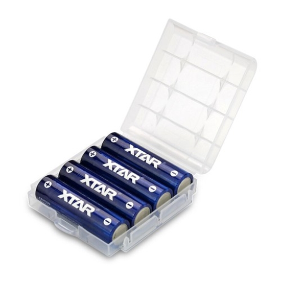 Picture of Akumulators AA R6 2500mAh 4150mWh 1.5V XTAR Li-ion box iepakojumā 4gb.