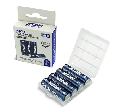 Attēls no Akumulators AA R6 2700mAh 1.5V XTAR Li-ion box iepakojumā 4gb. CLR4300