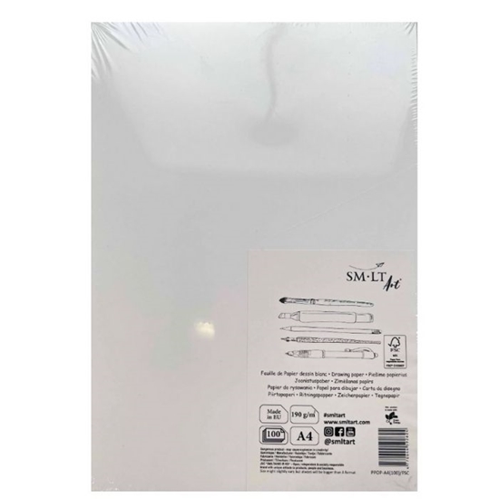 Изображение Akvareļu papīrs A3, 100 loksnes, 200g/m2 SMLT