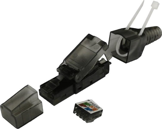 Изображение Alantec Wtyk RJ45 UTP kat.6 POE+, beznarzdziowy na "gruby" drut 22-24 AWG
