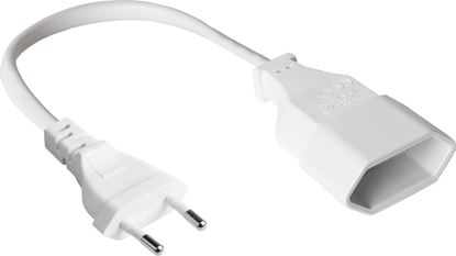 Picture of Alcasa P0300-W005 kabel zasilajce Biay 0,5 m Wtyczka zasilajca typu C