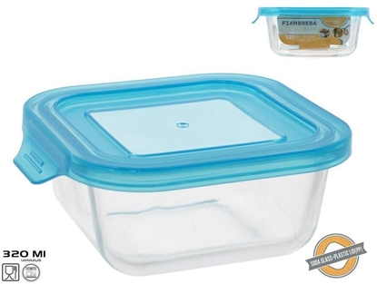 Изображение Allesken Kwadratowe szklane pudeko na lunch 320 ml 5 x 13 2 x 11 7 cm KITCHEN&GO 8445393405988 (8445393405988)