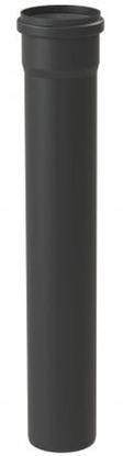 Изображение Almeva STARR Pipe with socket DN80 2m UV stabil black