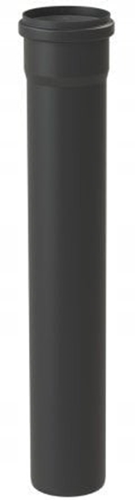 Изображение Almeva STARR Pipe with socket DN80 2m UV stabil black