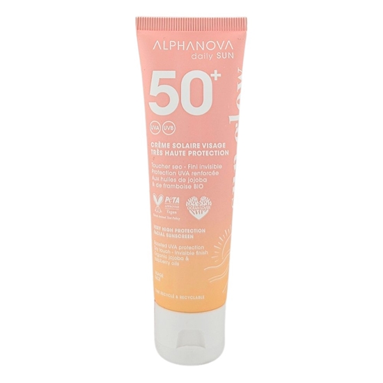Picture of Alphanova Alphanova Daily Sun, Krem Przeciwsoneczny do Twarzy z filtrem mineralnym SPF50+, 50 ml
