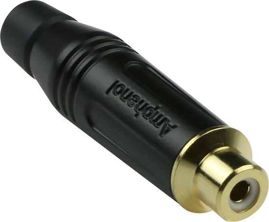 Изображение Amphenol RCA FEMALE PLUG BLACK