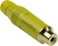 Attēls no Amphenol RCA FEMALE PLUG YELLOW