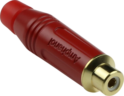 Attēls no Amphenol RCA FEMALE PLUG RED