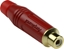 Picture of Amphenol RCA FEMALE PLUG RED