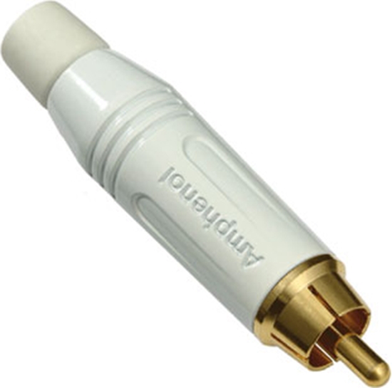 Picture of Amphenol RCA MALE PLUG WHITE